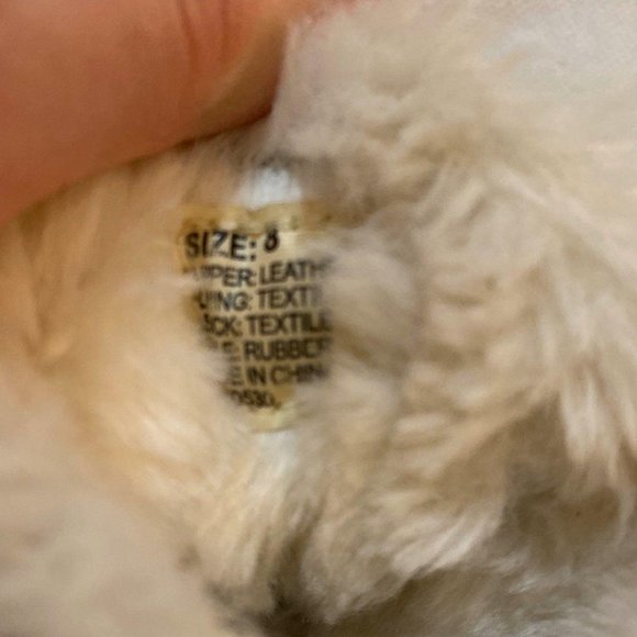 Janie and Jack Leather Faux-Fur Trim Brown Boots Little Girls Sz 8 - Picture 5 of 5